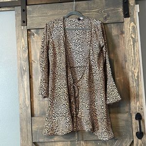 Cheetah Wrap Dress *Worn once!*